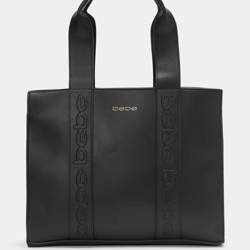 BEBE HANA POLYURETHANE TOTE, NWOT, MSRP $129